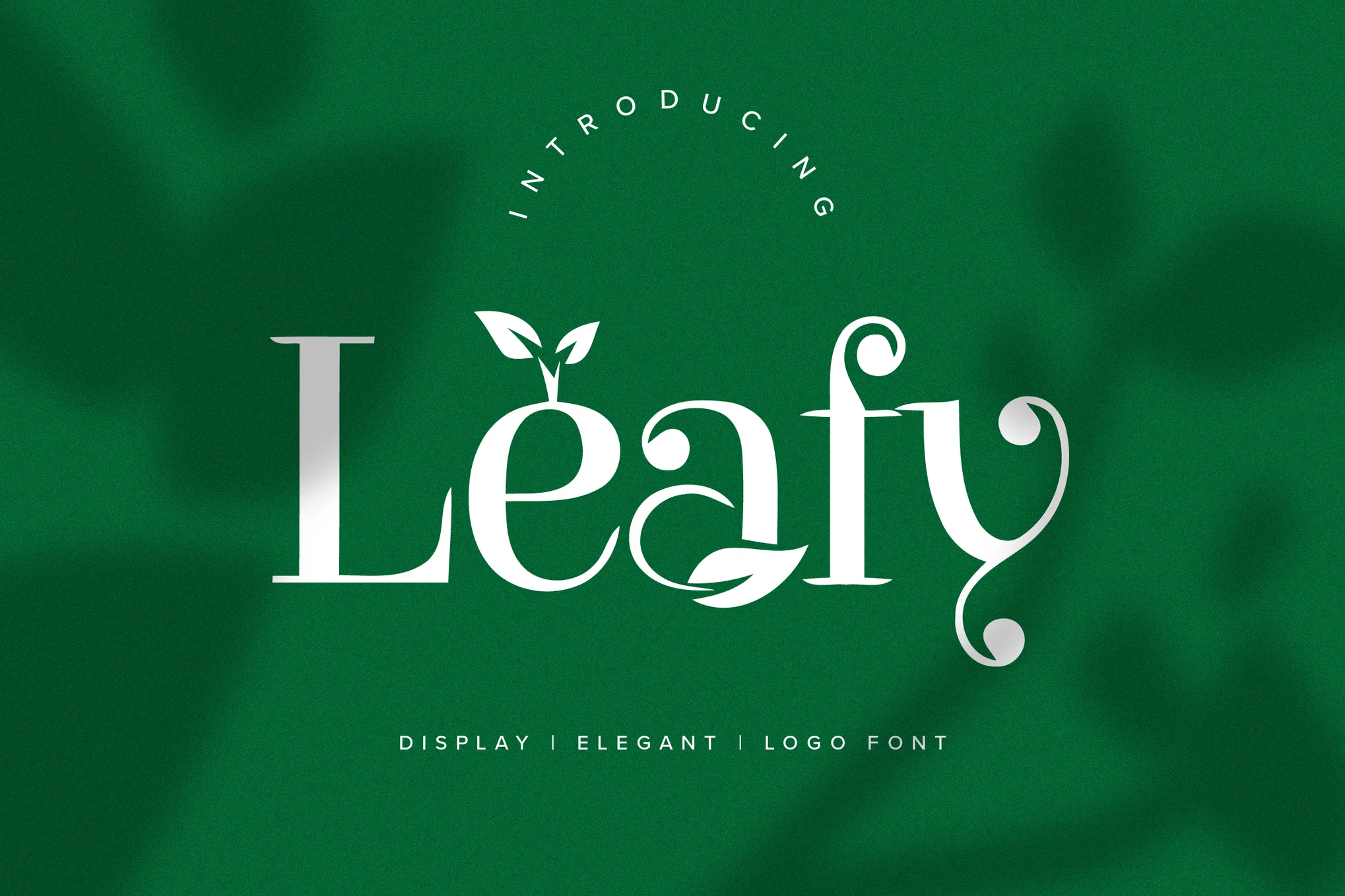 Leafy Logo Font - 字体-光子波动网 | 专业WordPress修复服务，全球范围，快速响应