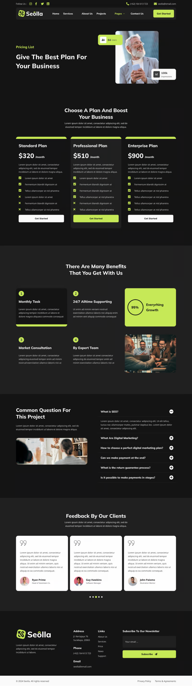 Imagen [2] - Seolla - SEO & Digital Marketing Agency Template Kit - Photon Flux.com | Servicio Profesional de Reparación de WordPress, Alcance Global, Respuesta Rápida