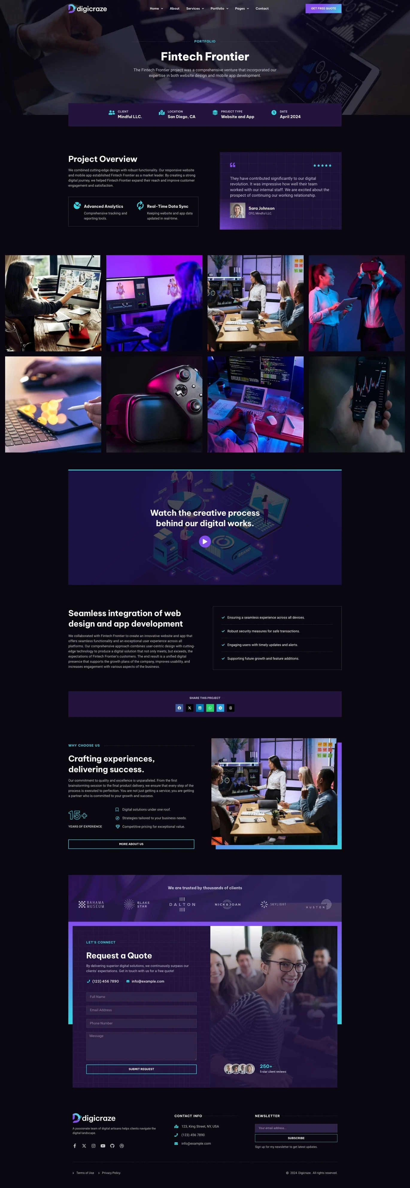 图片[1]-Digicraze – 数字营销机构 Elementor Pro 模板套件-光子波动网 | 专业WordPress修复服务，全球范围，快速响应