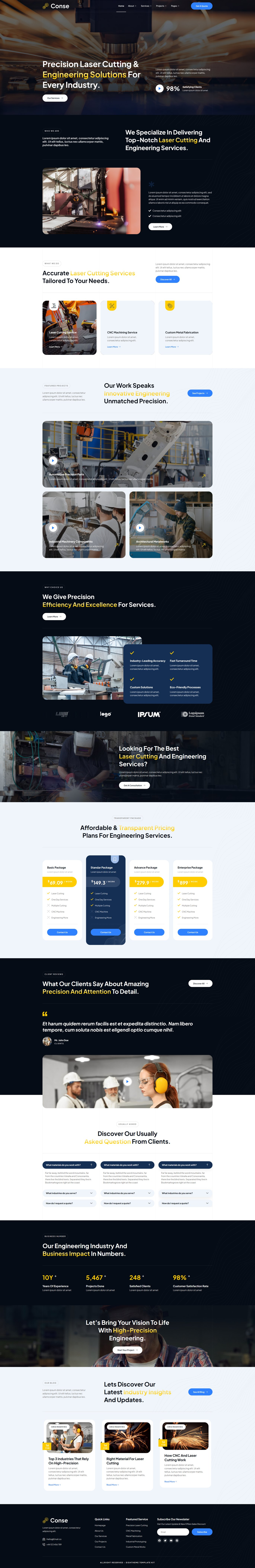 图片[2]-Conse – 工业和激光切割服务 Elementor 模板套件-光子波动网 | 专业WordPress修复服务，全球范围，快速响应