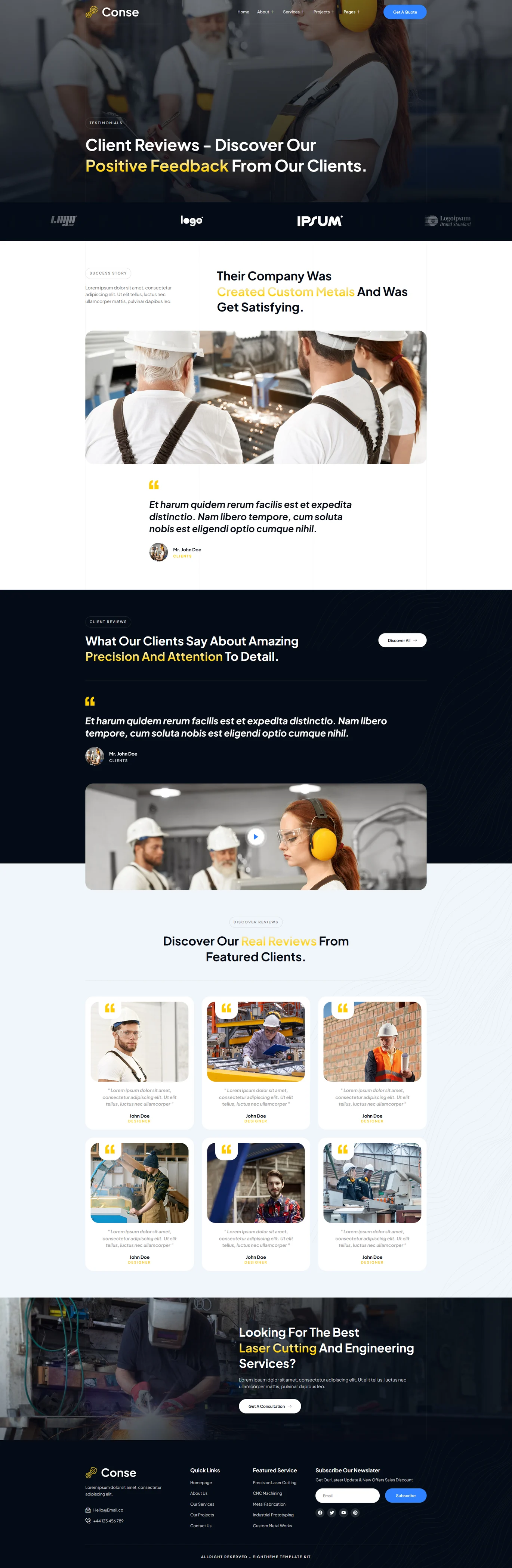 图片[3]-Conse – 工业和激光切割服务 Elementor 模板套件-光子波动网 | 专业WordPress修复服务，全球范围，快速响应