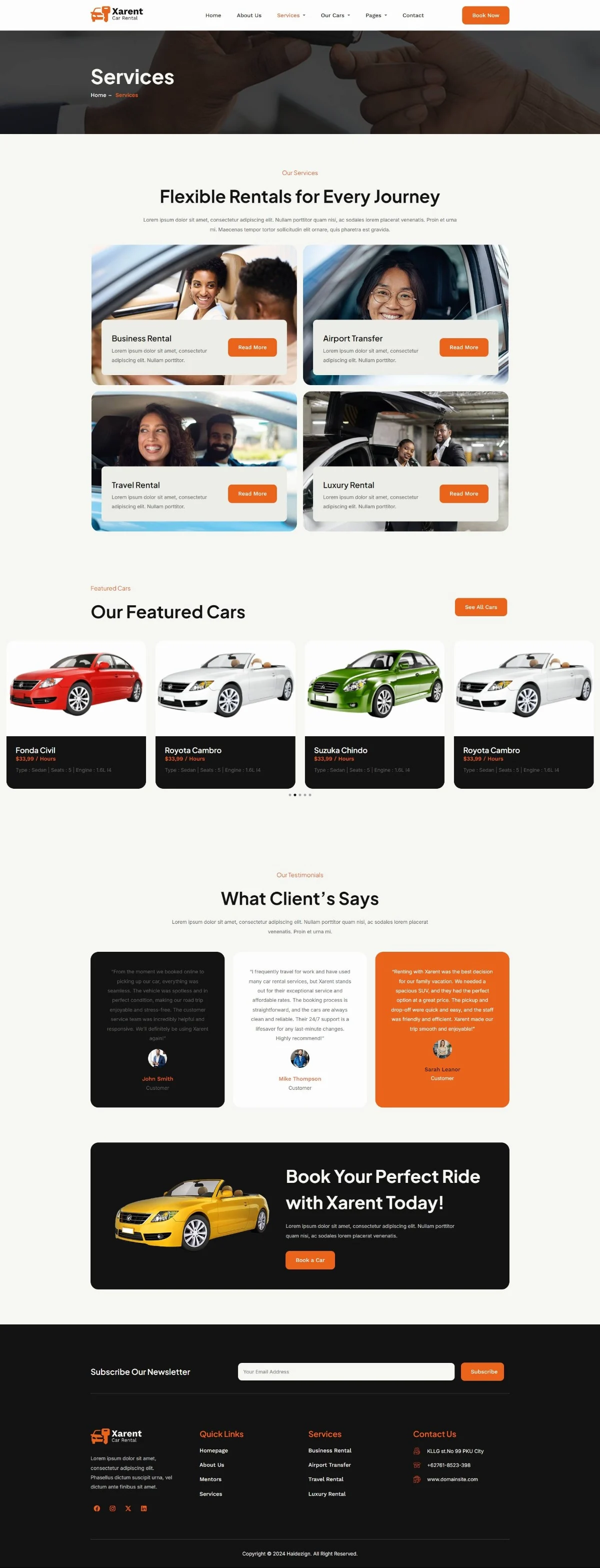 Imagen [2] - Xarent - Car Rental Elementor Template Kit - Photon Flux | Servicio profesional de reparación de WordPress, en todo el mundo, respuesta rápida