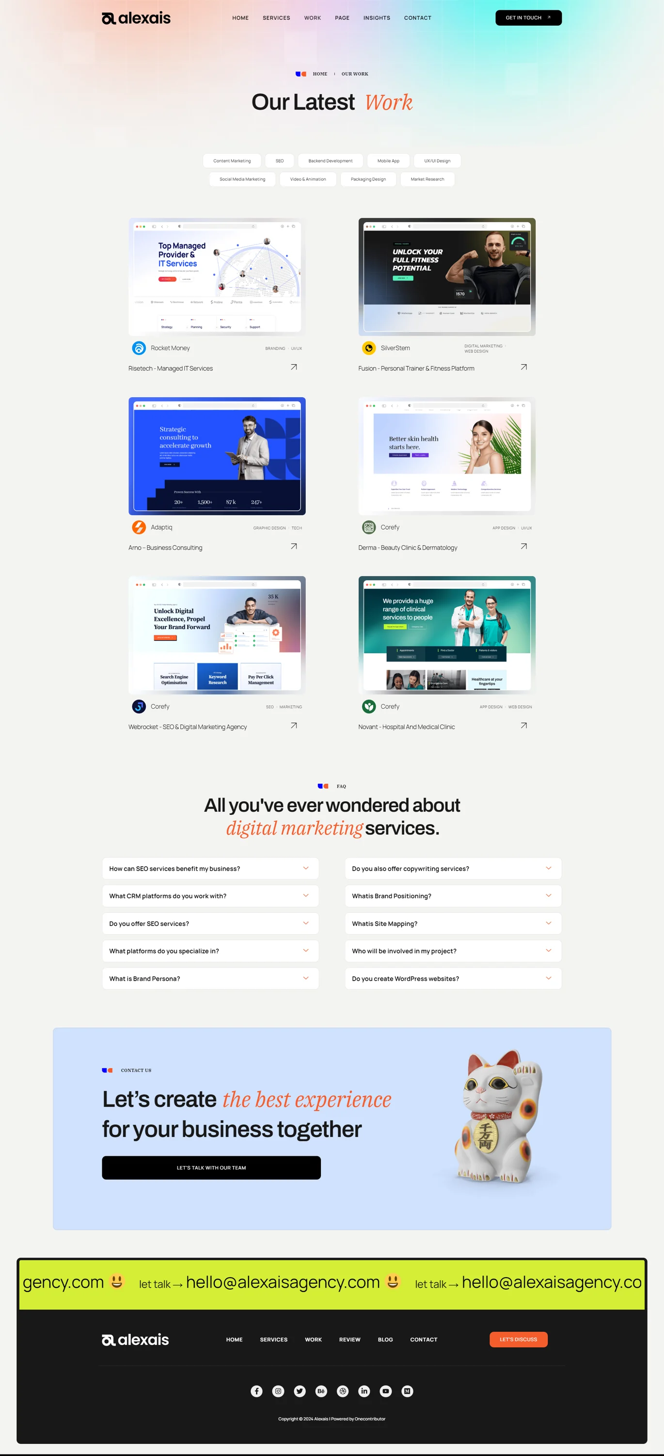 图片[1]-Alexais – 数字营销代理机构 Elementor 模板套件-光子波动网 | 专业WordPress修复服务，全球范围，快速响应