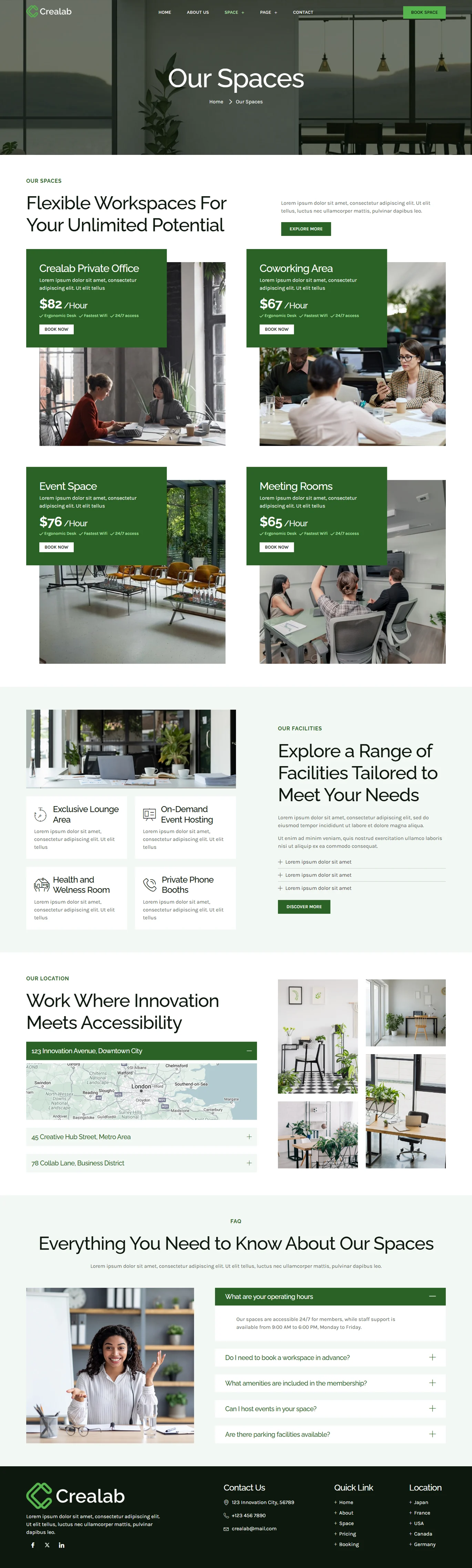 图片[1]-Crealab – 创意空间共用办公 Elementor 模板包-光子波动网 | 专业WordPress修复服务，全球范围，快速响应