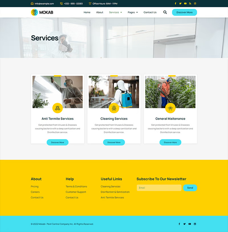 Image [3] - Mokab - Pest Control Service Elementor Pro Template Pack - Photonwave.com | Professional WordPress Repair Service, Worldwide, Fast Response