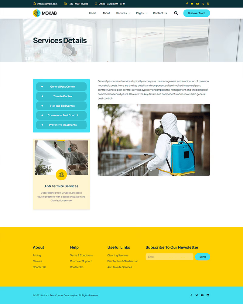 Image [2] - Mokab - Pest Control Service Elementor Pro Template Pack - Photon Fluctuation Network | Professional WordPress Repair Service, Worldwide, Fast Response