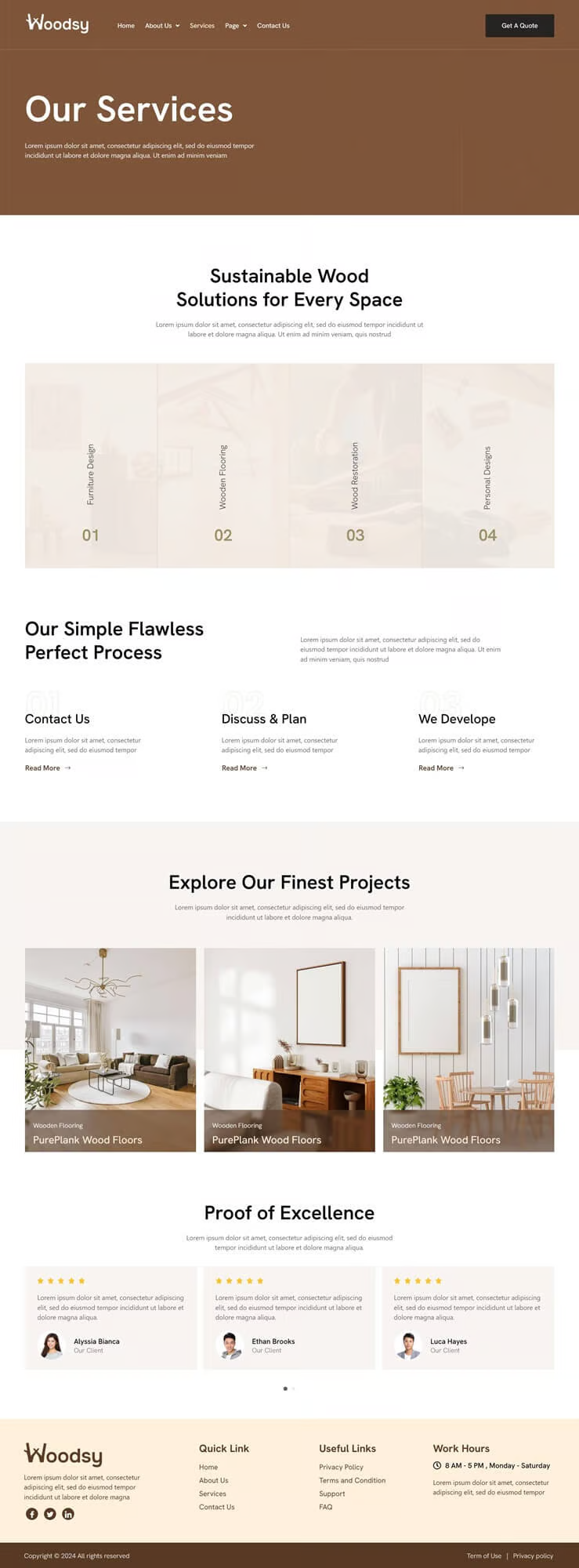 画像[2] - Woodsy - Carpenters & Craftsmen Elementor Template Pack - Photon Flux｜プロのWordPress修理サービス、ワールドワイド、迅速な対応！