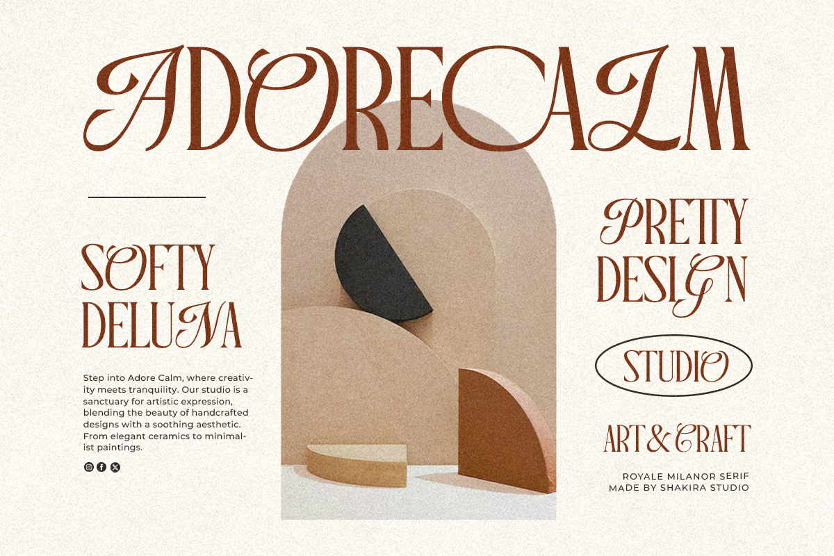 图片[2]-Royale Milanor – 优雅衬线字体-光子波动网 | 专业WordPress修复服务，全球范围，快速响应