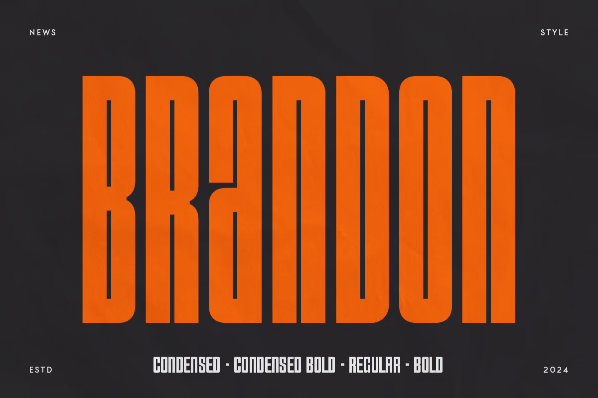 Brandon - 压缩标题字体家族-光子波动网 | 专业WordPress修复服务,全球范围,快速响应