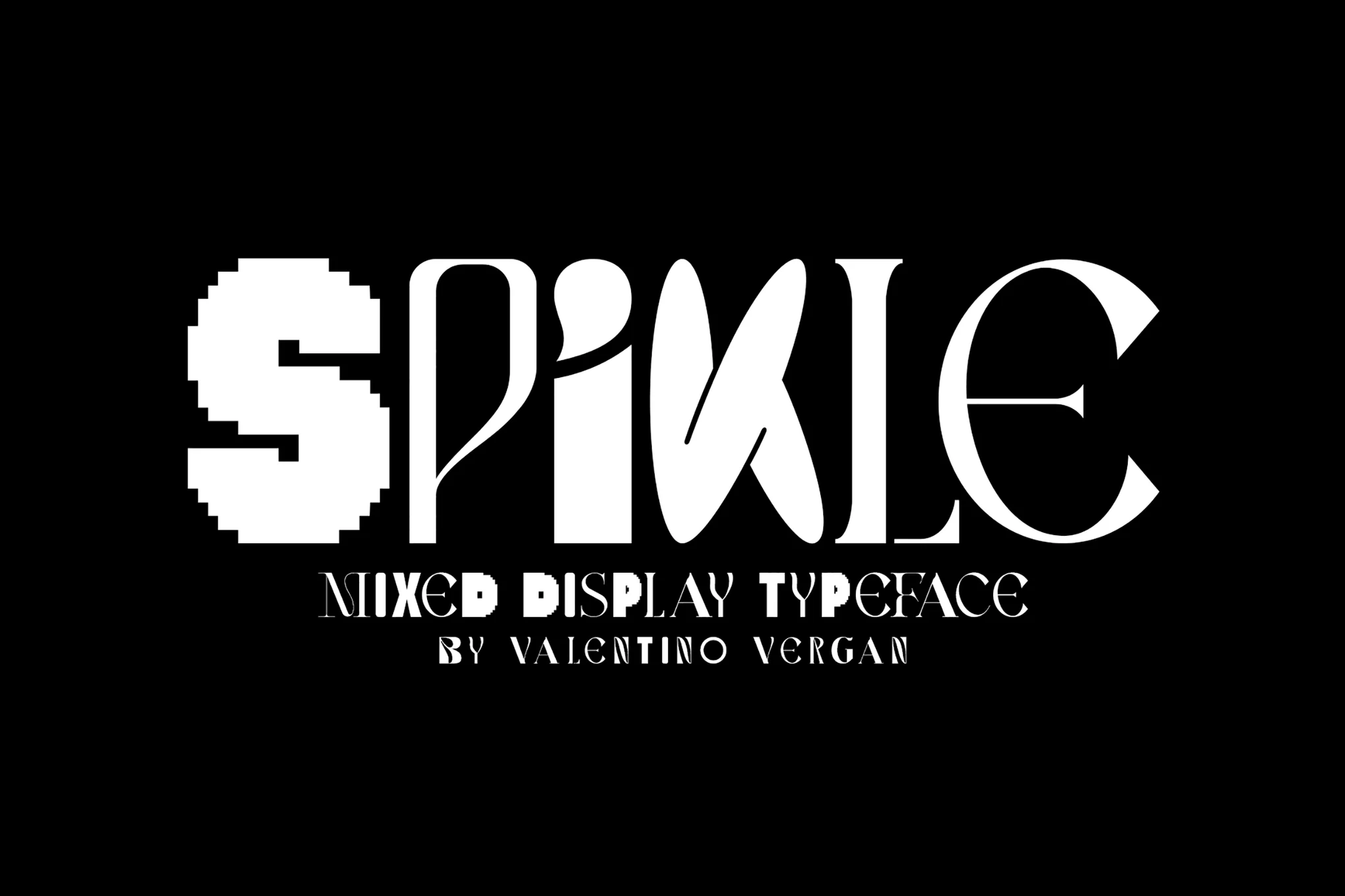 Spikle - 混合展示字体-光子波动网 | 专业WordPress修复服务,全球范围,快速响应