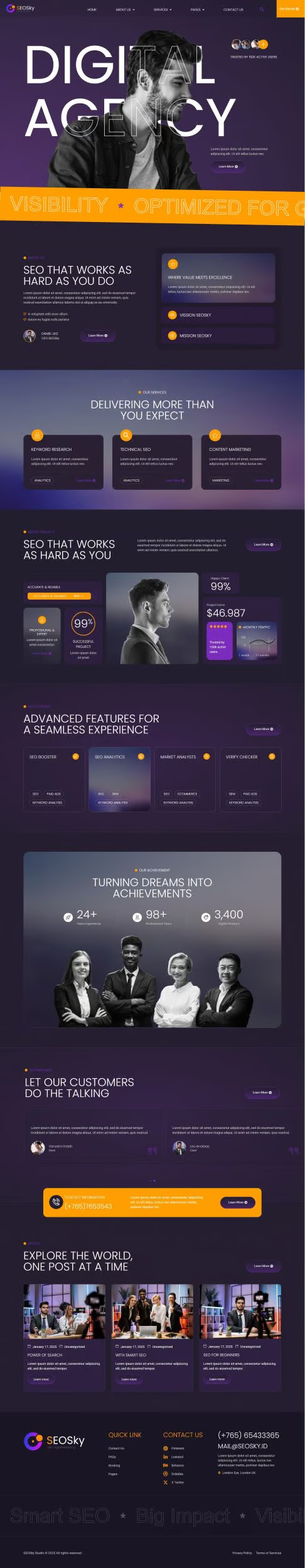 图片[1]-Seosky – SEO 数字营销 Elementor 模板套件-光子波动网 | 专业WordPress修复服务，全球范围，快速响应