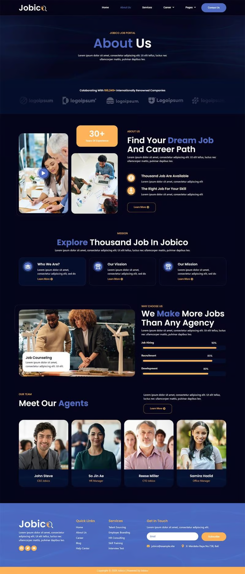 图片[1]-Jobico – 招聘与职位空缺 Elementor 模板包-光子波动网 | 专业WordPress修复服务，全球范围，快速响应
