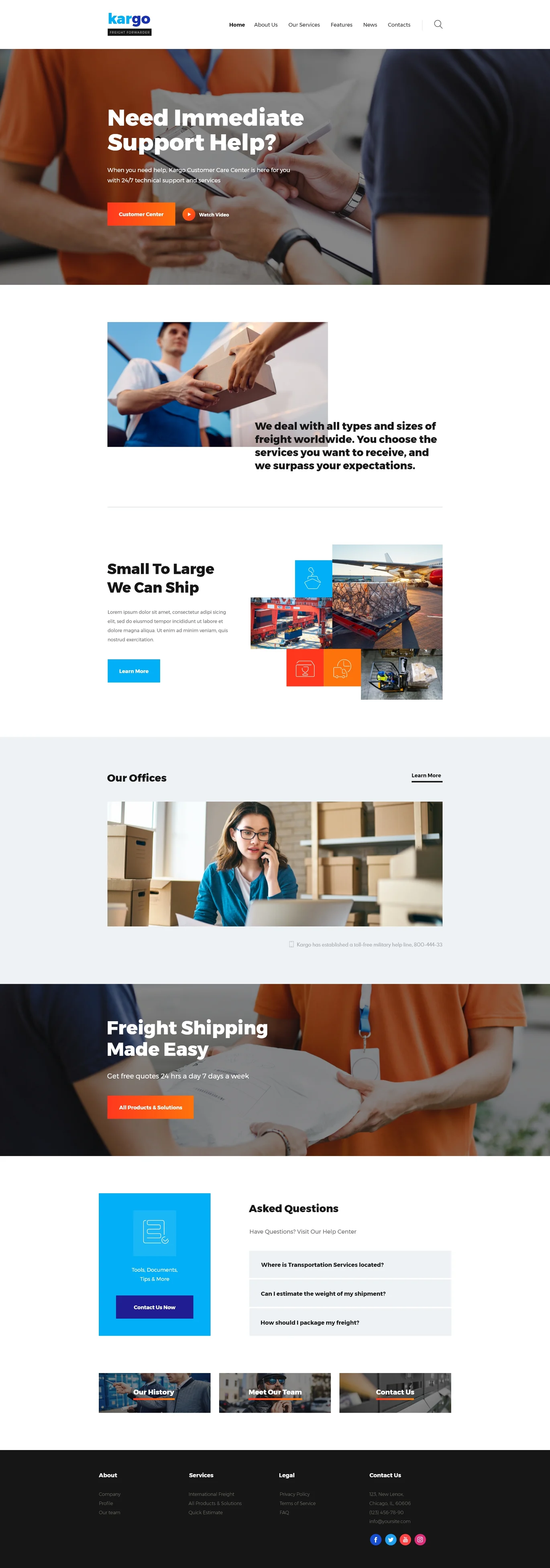 图片[2]-Kargo – 物流与仓储模板套件-光子波动网 | 专业WordPress修复服务，全球范围，快速响应