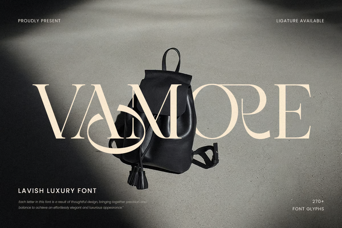 Vamore - Gorgeous Luxury Fonts - Photon Volatility | Professional WordPress repair service, global reach, fast response