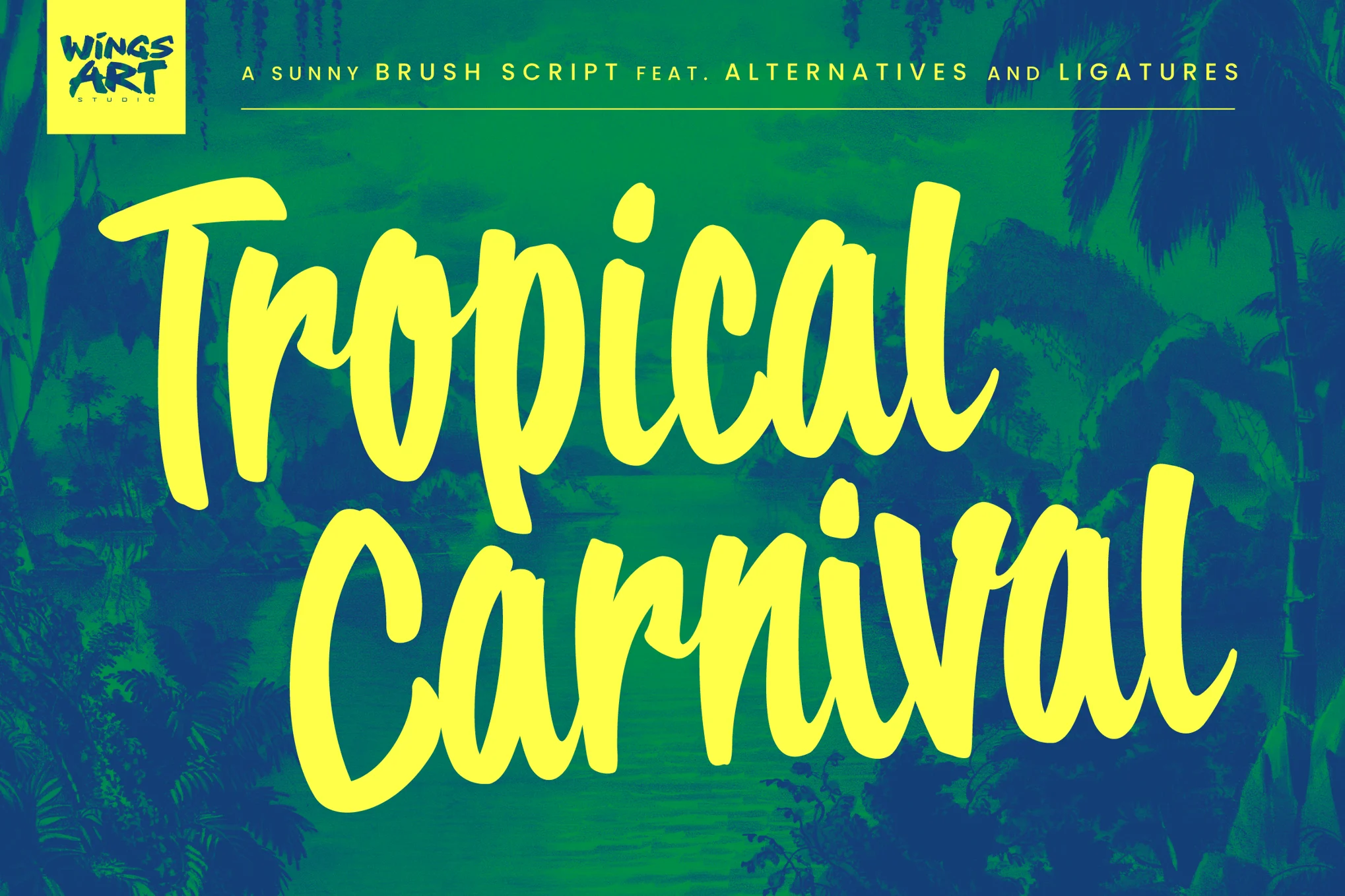 Tropical Carnival - sunny handwritten brush font - Photon Flux | Service professionnel de réparation de WordPress, portée mondiale, réponse rapide