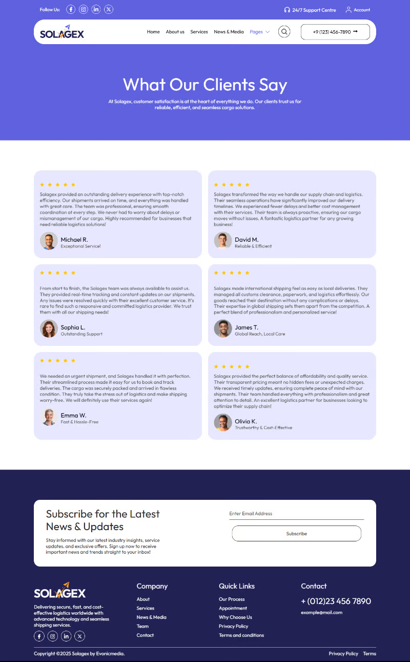 画像[2]-Solagex - Logistics and Transport Elementor Template Suite - Photon Flux｜プロフェッショナルによるWordPress修理サービス。