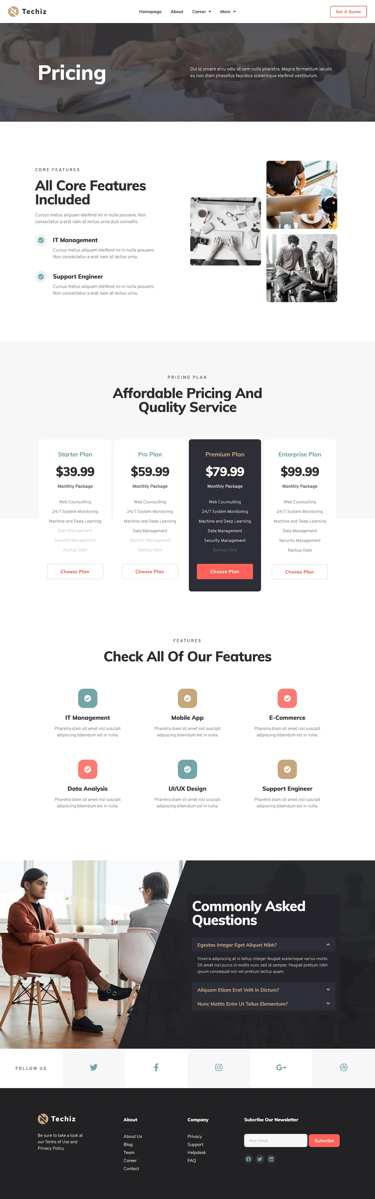 画像[2] - Techiz｜ITソリューション＆サービス企業 Elementor Template Suite - Photon Flux Network｜プロフェッショナルによるWordPress修理サービス、ワールドワイドで迅速対応