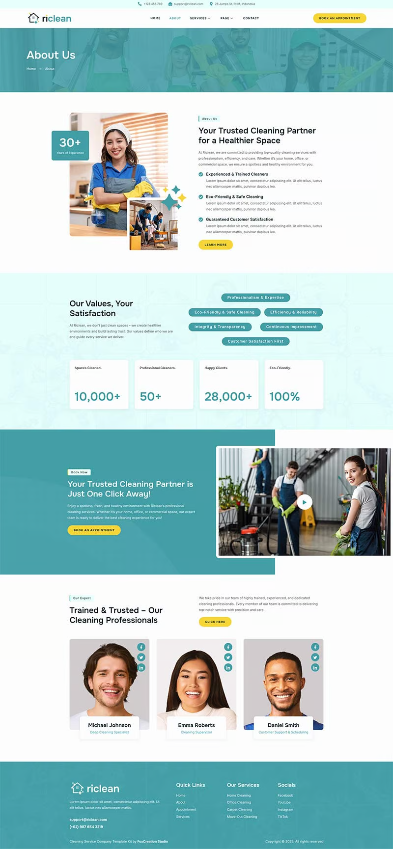 图片[3]-Riclean – 清洁服务公司 Elementor 模板套件-光子波动网 | 专业WordPress修复服务，全球范围，快速响应