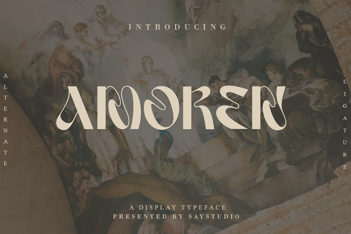 Amoren – 奢华标志字体-光子波动网 | 专业WordPress修复服务,全球范围,快速响应