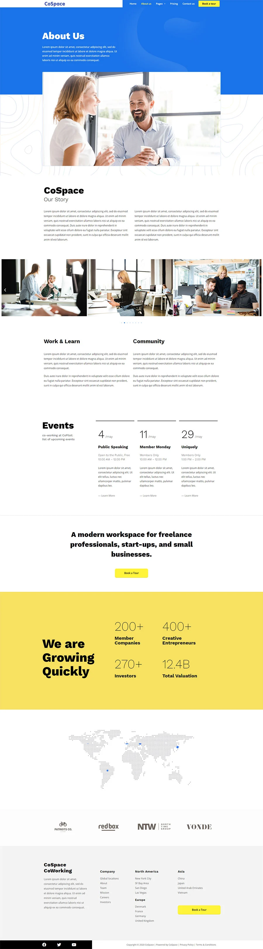图片[2]-CoSpace Coworking – 现代工作空间模板套件-光子波动网 | 专业WordPress修复服务，全球范围，快速响应