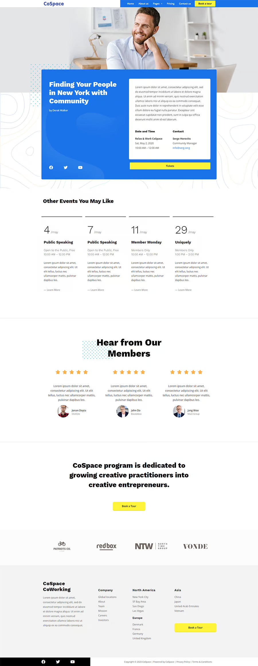 图片[3]-CoSpace Coworking – 现代工作空间模板套件-光子波动网 | 专业WordPress修复服务，全球范围，快速响应