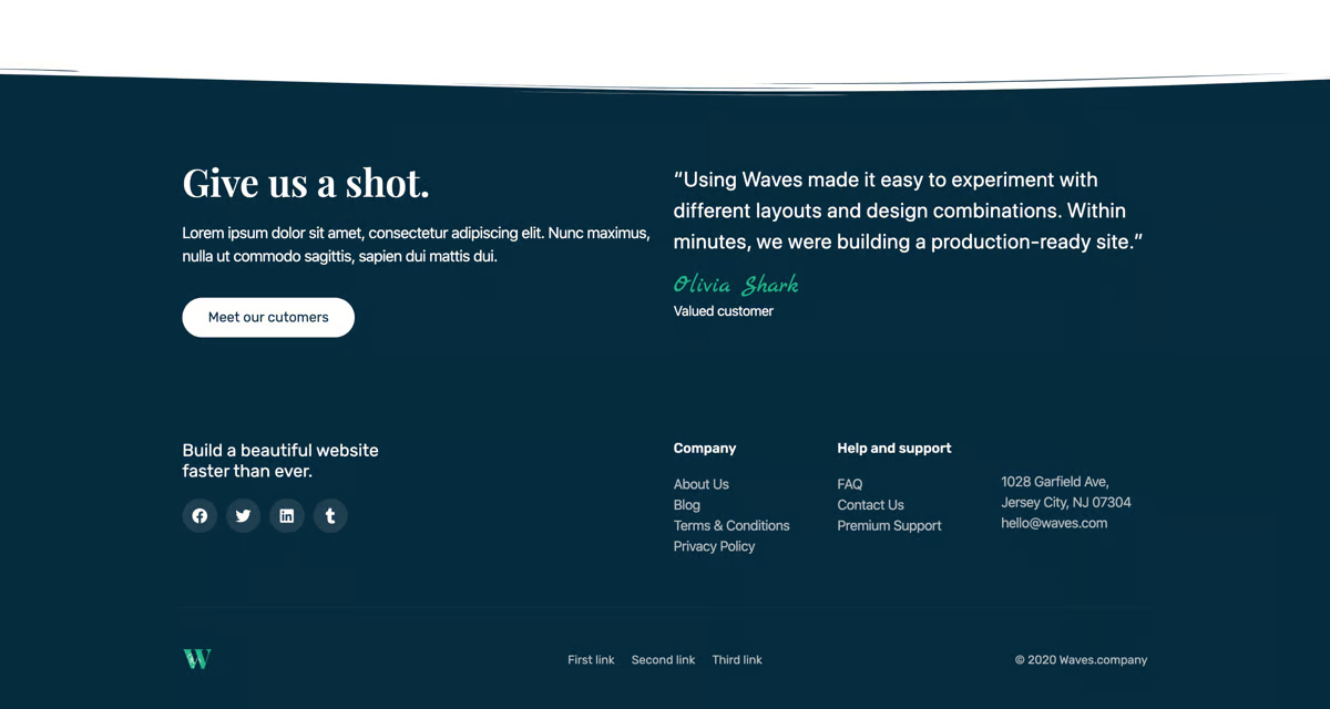 Imagen [2] - Waves - Startup Agency Elementor Template Suite - Photon Waves | Servicio Profesional de Reparaciones WordPress, Alcance Global, Respuesta Rápida