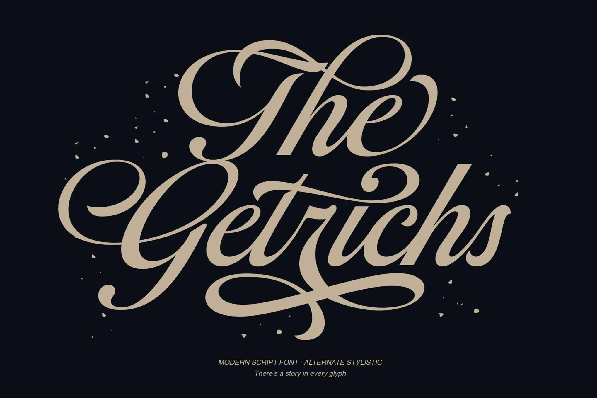 The Getrichs – 时尚现代字体-光子波动网 | 专业WordPress修复服务,全球范围,快速响应