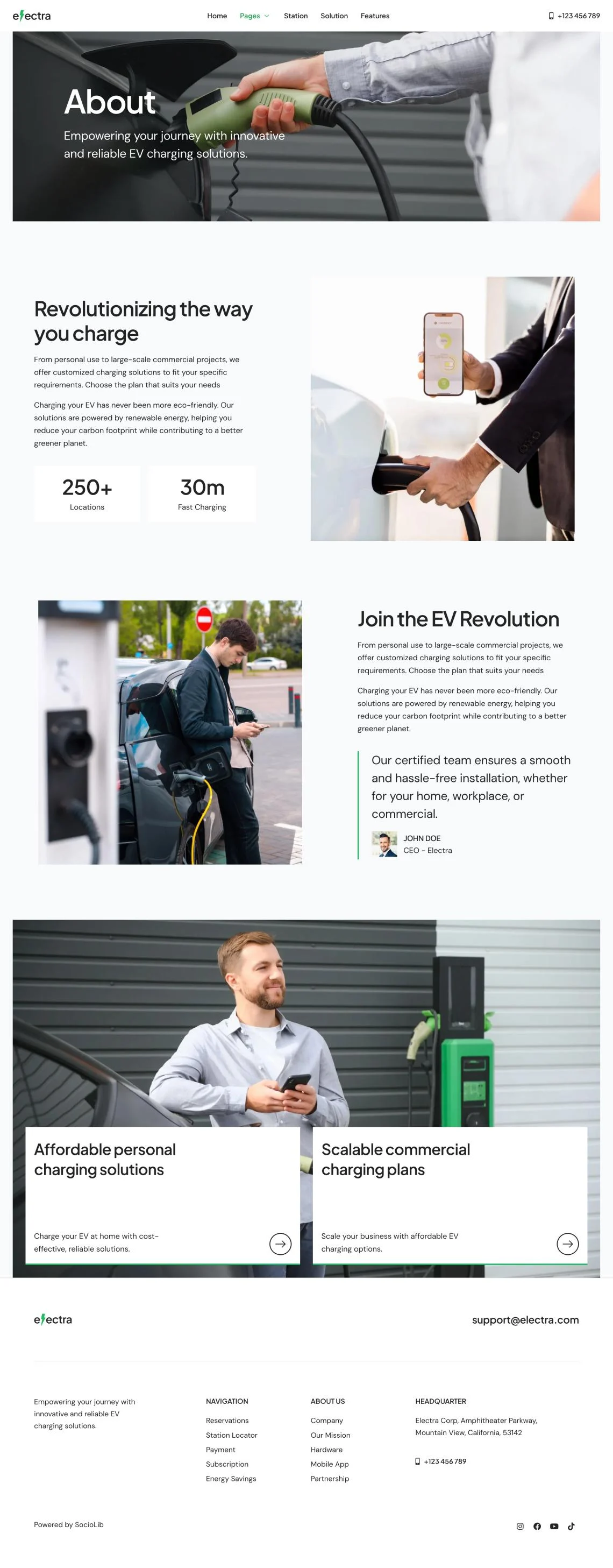 图片[1]-Electra – 电动汽车充电站 Elementor 模板套件-光子波动网 | 专业WordPress修复服务，全球范围，快速响应