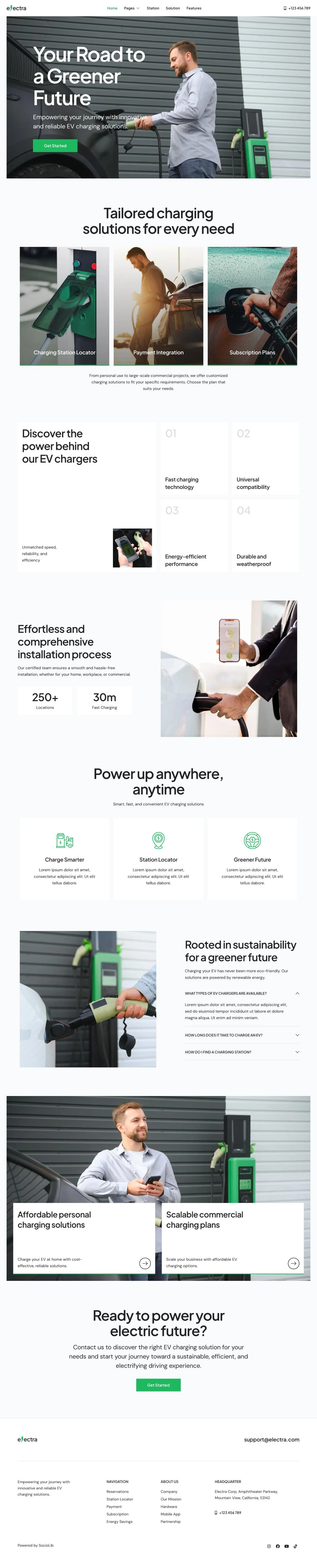 图片[2]-Electra – 电动汽车充电站 Elementor 模板套件-光子波动网 | 专业WordPress修复服务，全球范围，快速响应