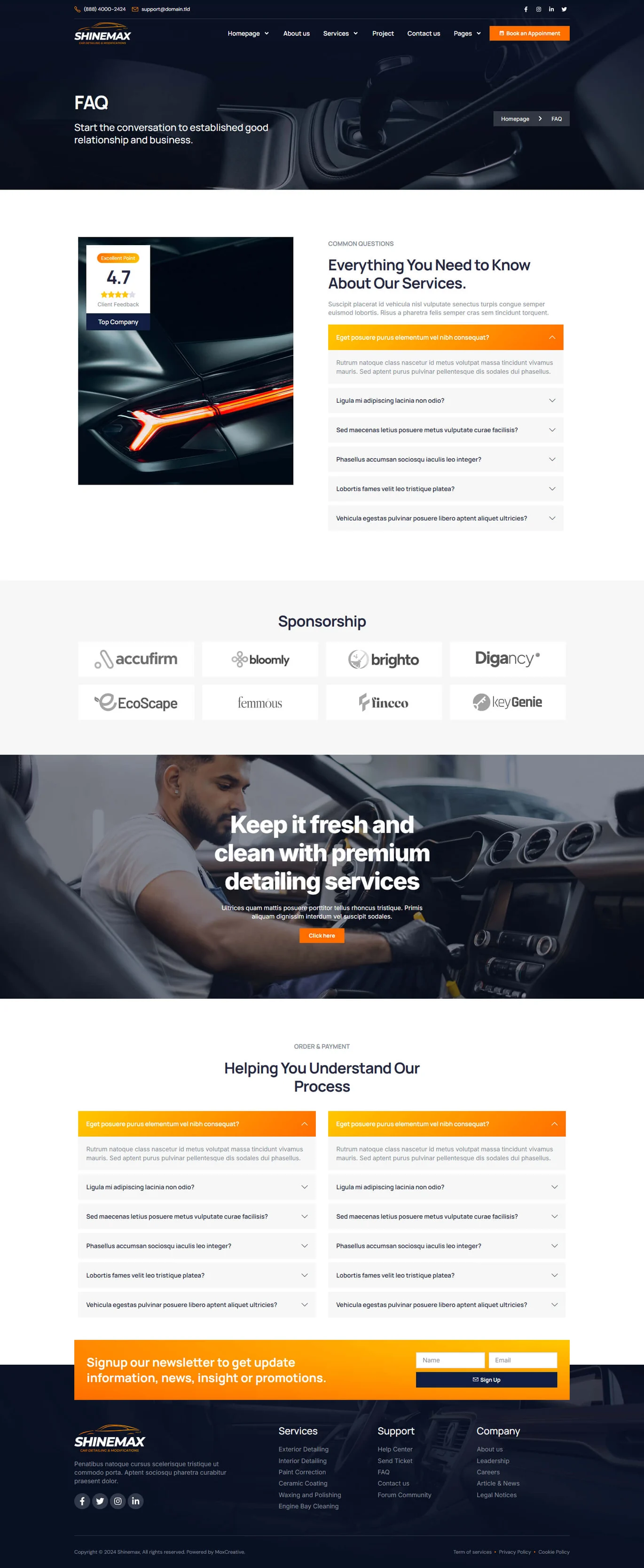 Image [1]-ShineMax - Car Detailing & Repair Service Elementor Pro Template Kit - Photon Flux.com | Professional WordPress Repair Service, Global Reach, Fast Response