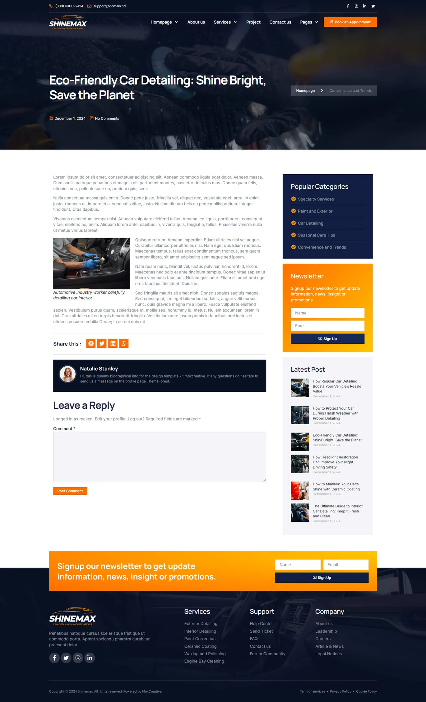 Image [3]-ShineMax - Car Detailing & Repair Service Elementor Pro Template Kit - Photon Flux.com | Professional WordPress Repair Service, Global Reach, Fast Response