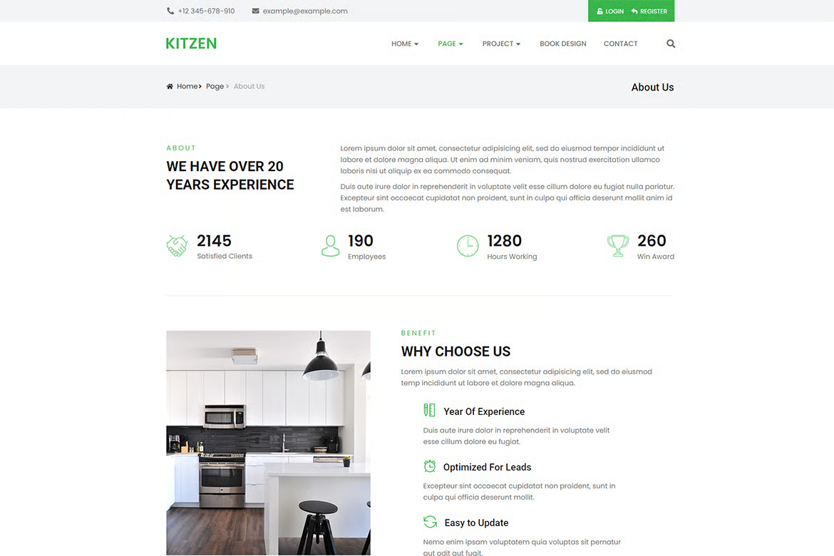 Imagen [3] - Kitzen | Cocina Moderna Elementor Template Kit - Photon Volatility Network | Servicio Profesional de Reparaciones WordPress, Alcance Global, Respuesta Rápida