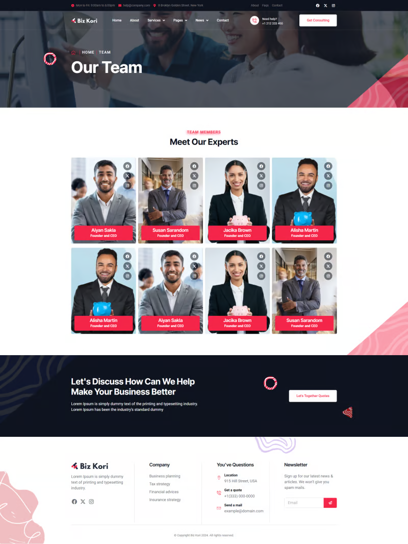 Image [2] - Bizkori - Business Consulting Elementor Pro Template Suite - photonwave.com | Professional WordPress Repair Service, Global Reach, Fast Response