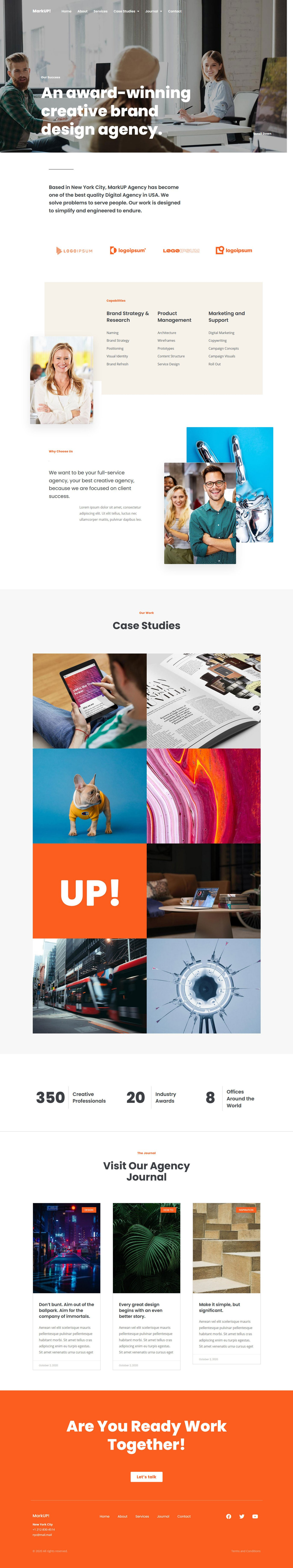 Imagen [2] - MarkUP - Business & Marketing Agency Elementor Template Suite - photonwave.com | Servicio profesional de reparación de WordPress, alcance global, respuesta rápida