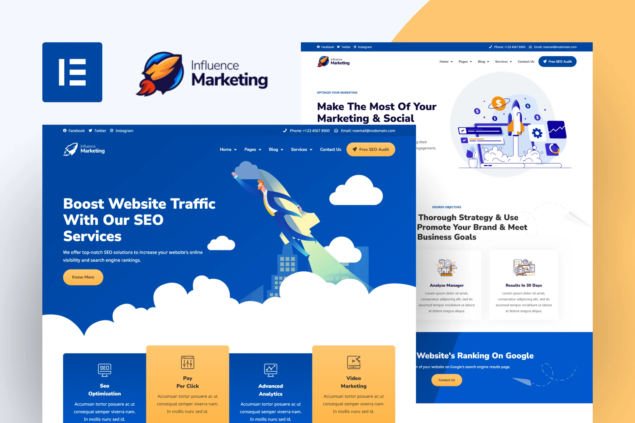 Image [1] - Influence Marketing - SEO & Digital Marketing Agency Elementor Pro Template Suite - Photonflux.com | Professional WordPress Repair Service, Global Reach, Fast Response