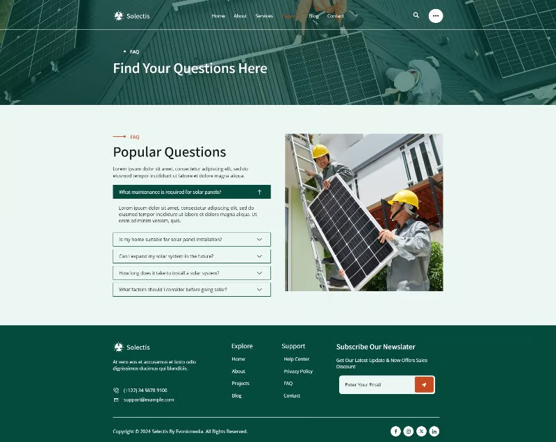 Image [2] - Selectis - Solar & Renewable Energy Elementor Template Suite - Photon Flux Network | Professional WordPress Repair Service, Global Reach, Fast Response