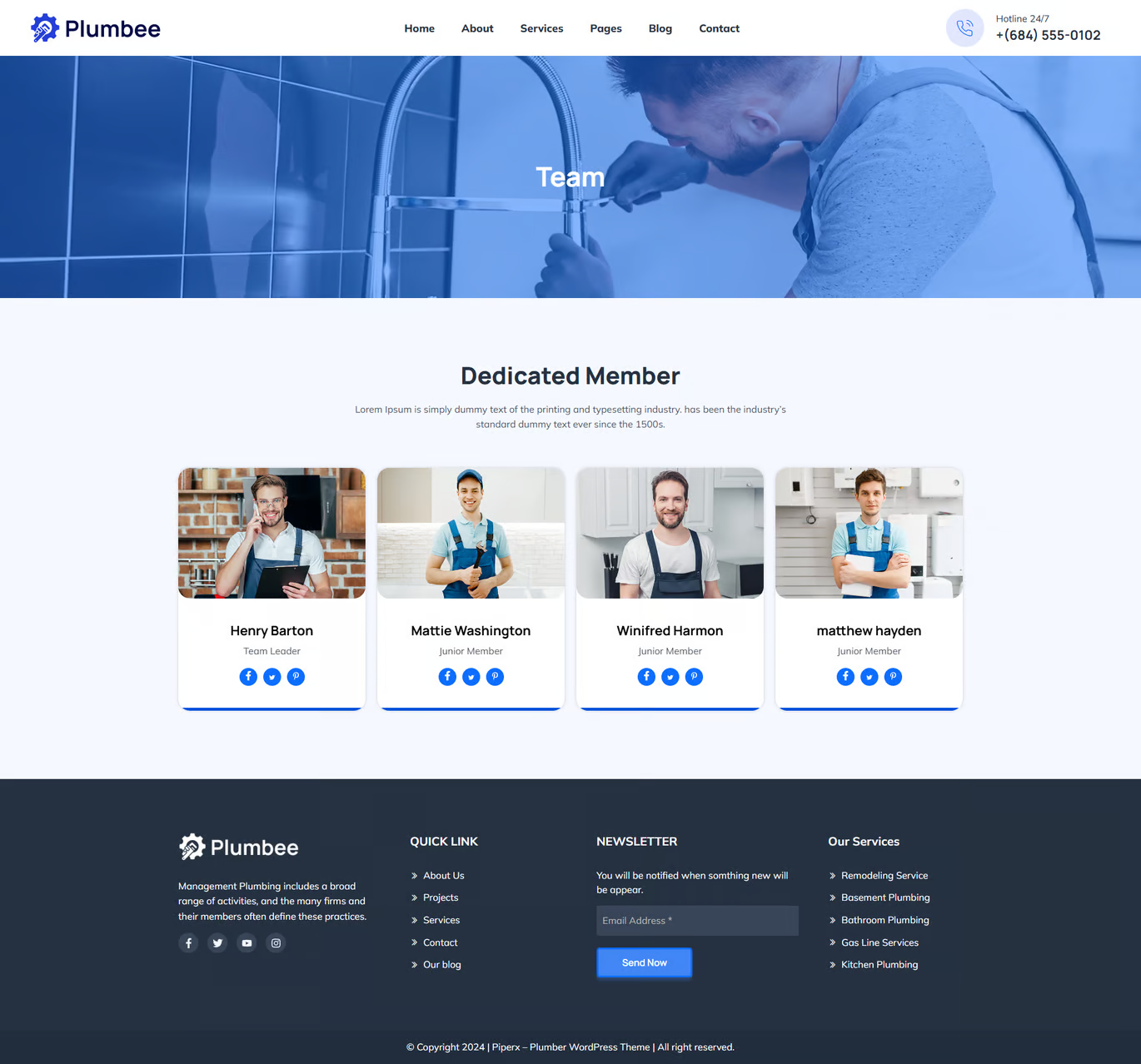 Image [1] - Plumbee - Plumber & Repair Service Elementor Template Kit - Photon Fluctuation Network | Professional WordPress Repair Service, Worldwide, Fast Response