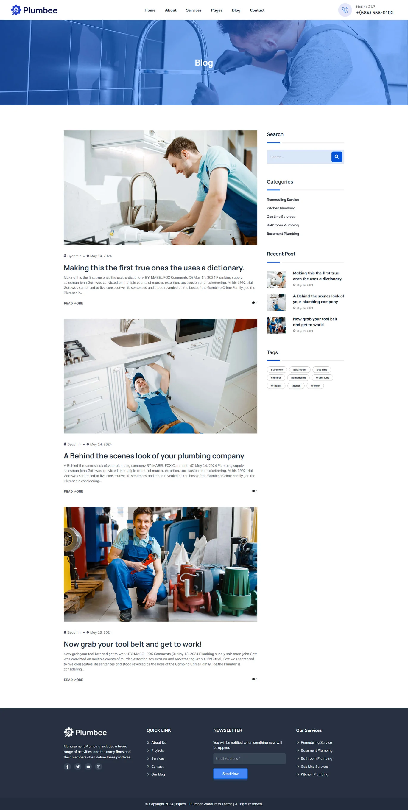 Image [3] - Plumbee - Plumber & Repair Service Elementor Template Kit - Photon Fluctuation Network | Professional WordPress Repair Service, Worldwide, Fast Response
