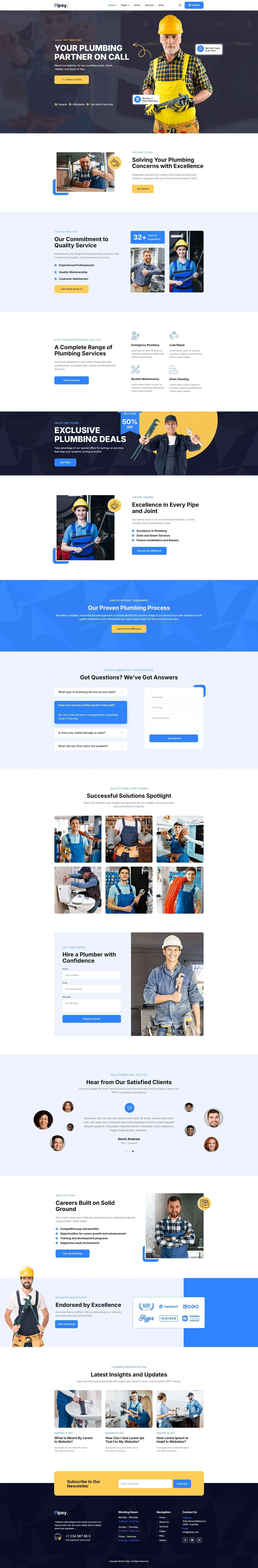 图片[2]-Pipey – 水管服务 Elementor 模板套件-光子波动网 | 专业WordPress修复服务，全球范围，快速响应