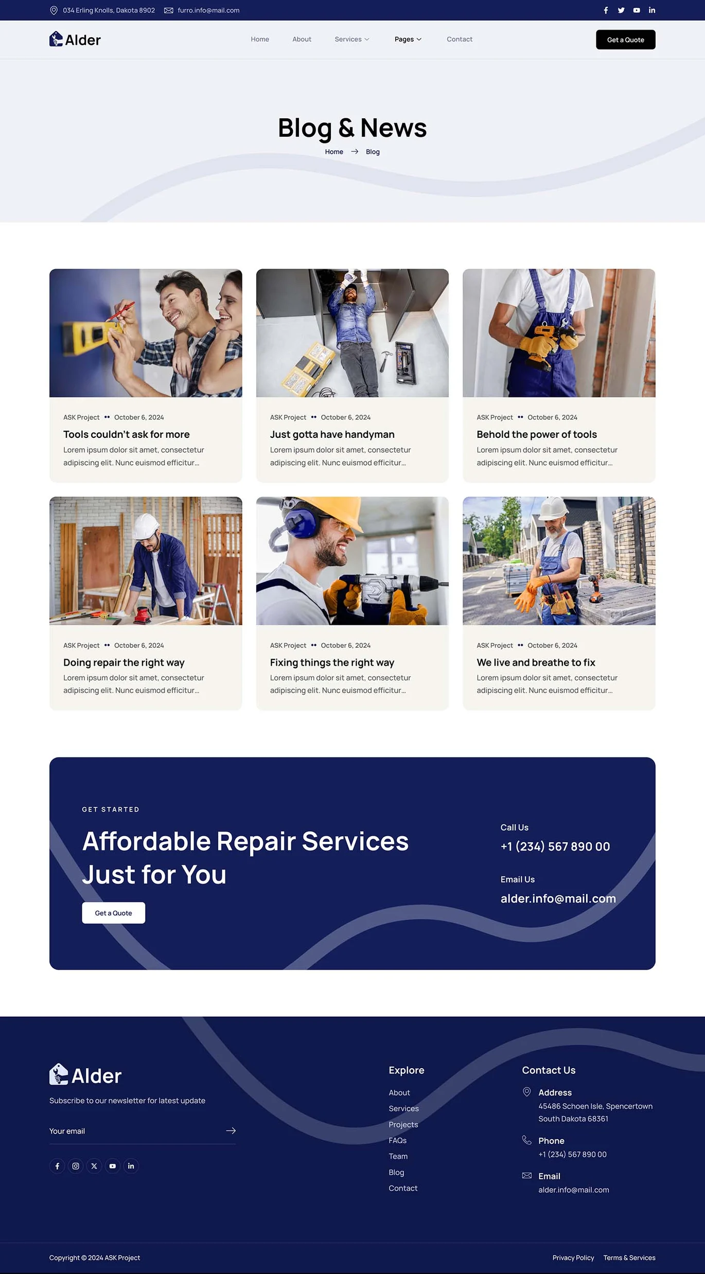Image [1] - Alder - Repairer & Repair Service Elementor Template Kit - Photon Fluctuation Network | Professional WordPress Repair Service, Worldwide, Fast Response