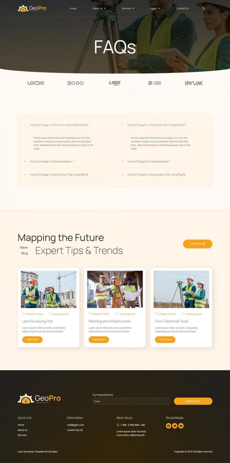 Image [2] - Geopro - Land Surveying and Digital Mapping Elementor Template Suite - Photon Flux | Professional WordPress Repair Service, Global Reach, Fast Response