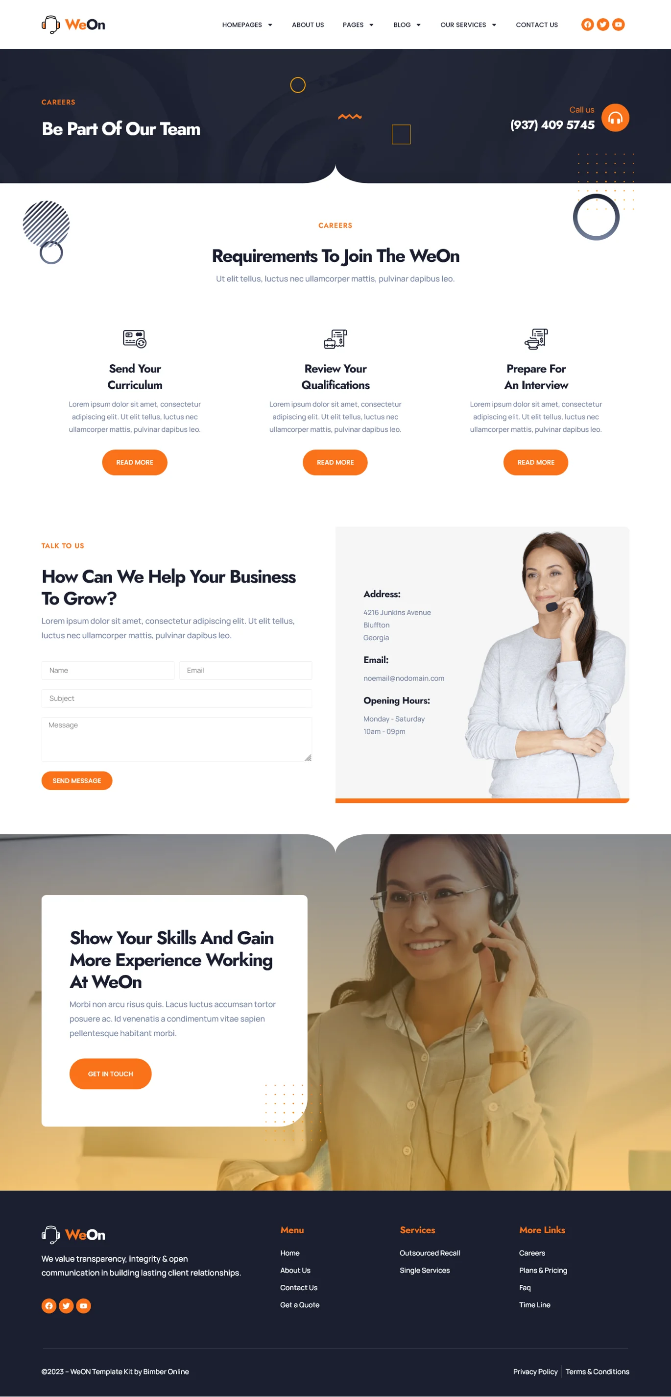 画像[2] - WeOn - コールセンター＆テレマーケティング Elementor Pro Template Suite - フォトンゆらぎネットワーク｜WordPressの専門修理サービス、グローバルリーチ、迅速な対応
