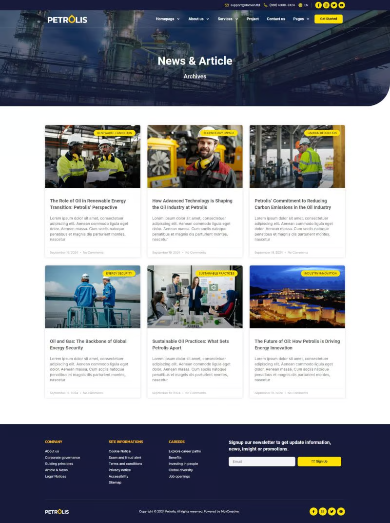 图片[1]-Petrolis – 石油公司与工业 Elementor Pro 模板套件-光子波动网 | 专业WordPress修复服务，全球范围，快速响应