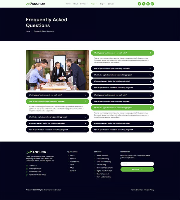 Image [3] - Anchor - Business Consulting Elementor Template Suite - Photon Flux Network | Professional WordPress Repair Service, Global Reach, Fast Response