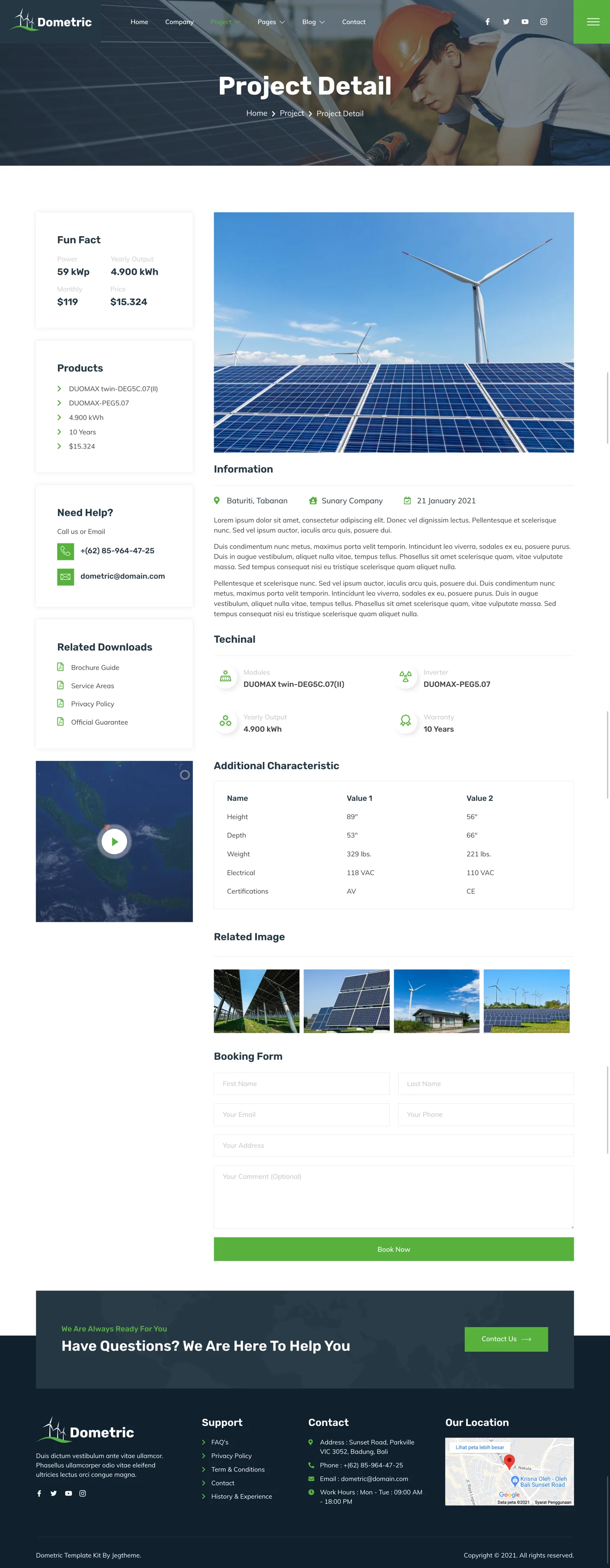 图片[3]-Dometric – 太阳能与可再生能源 Elementor 模板套件-光子波动网 | 专业WordPress修复服务，全球范围，快速响应