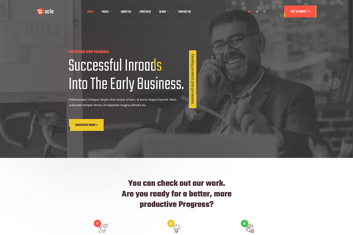 Image [3] - Docle - Digital Agency Service Template Kit - Photon Flux Network | Professional WordPress Repair Service, Worldwide, Fast Response