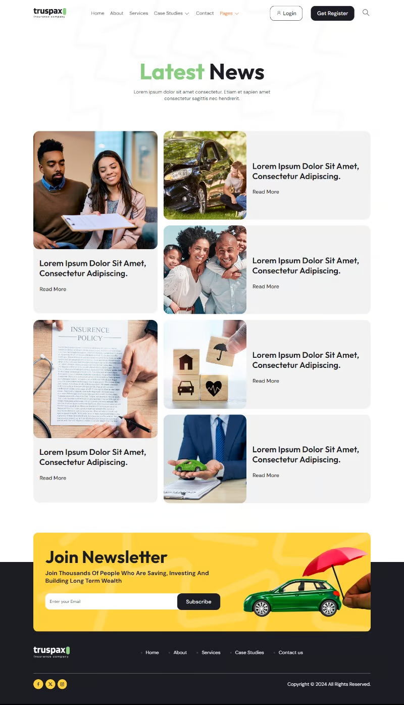 图片[1]-Truspax – 保险代理 Elementor 模板套件-光子波动网 | 专业WordPress修复服务，全球范围，快速响应