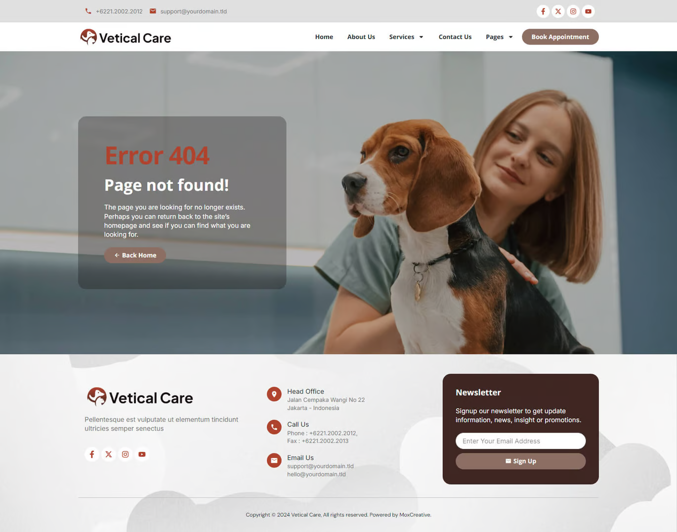 Image [1] - VeticalCare - Veterinary & Pet Care Elementor Pro Template Suite - Photon Fluctuation Network | Professional WordPress Repair Service, Global Reach, Fast Response