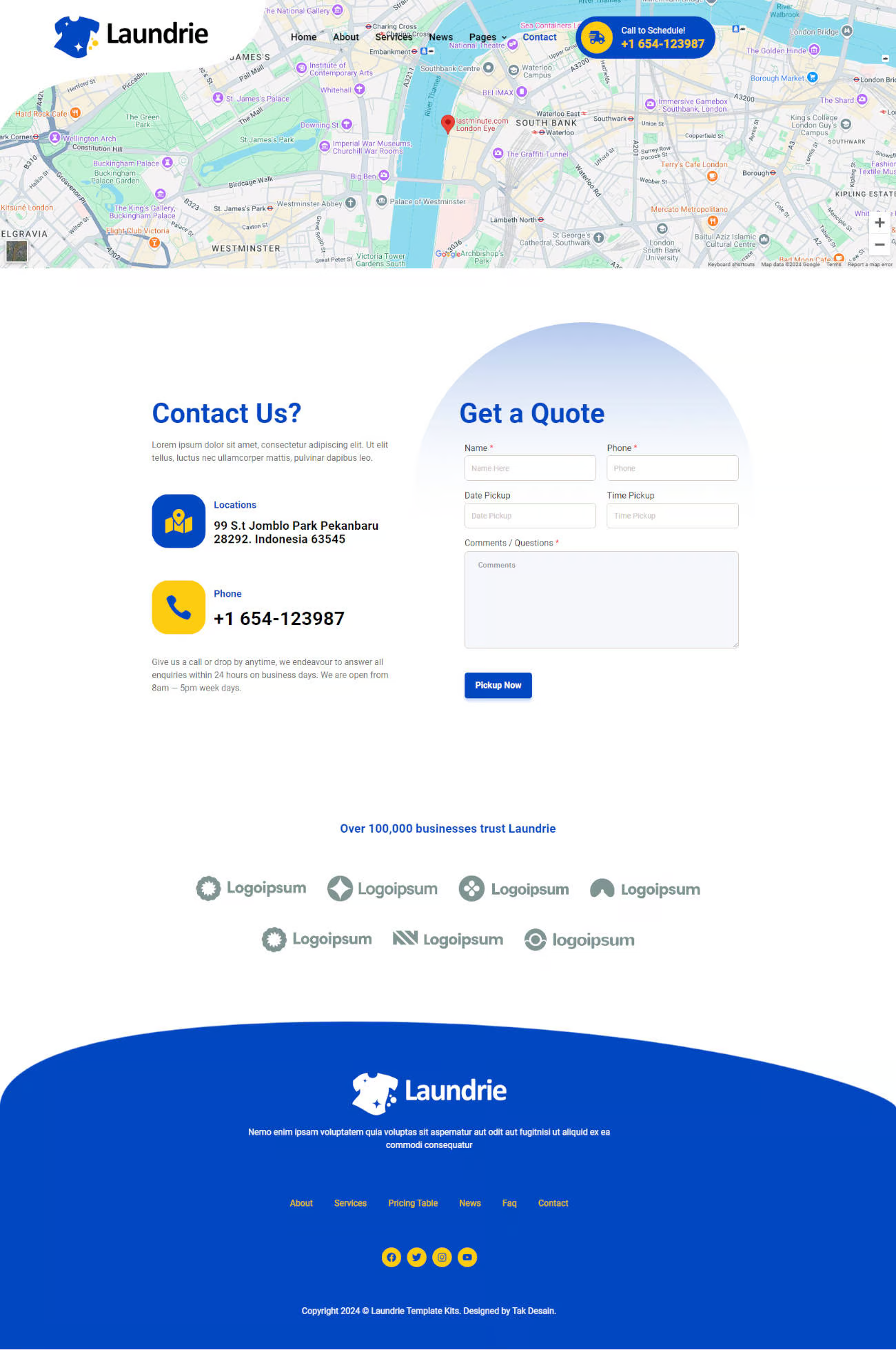 Image [1] - Laundrie - Laundry & Dry Cleaning Services Elementor Template Kit - Photon Flux.com | Servicio Profesional de Reparaciones de WordPress, Alcance Global, Respuesta Rápida