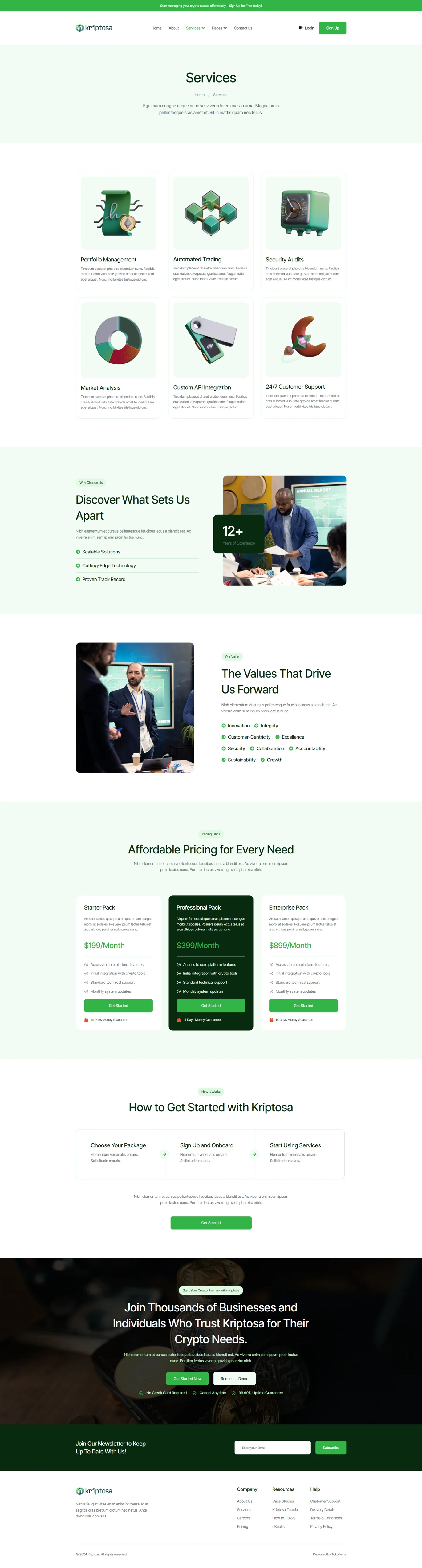 图片[1]-Kriptosa – Web3 SaaS Elementor 模板套件-光子波动网 | 专业WordPress修复服务，全球范围，快速响应